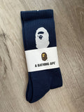 Bape socks navy