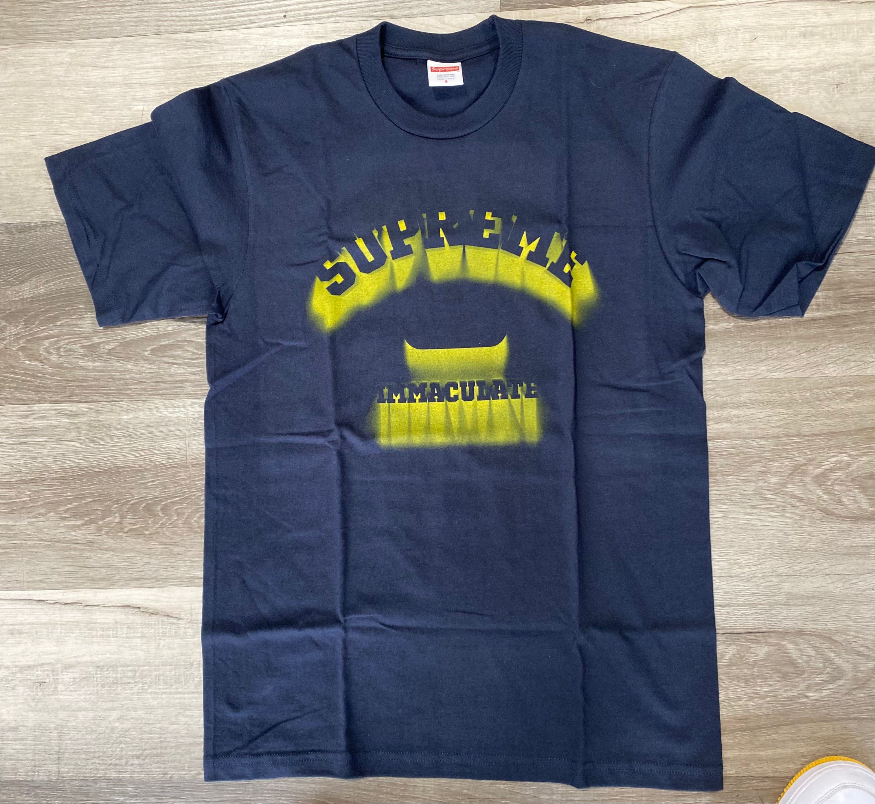 Supreme tee immaculate navy