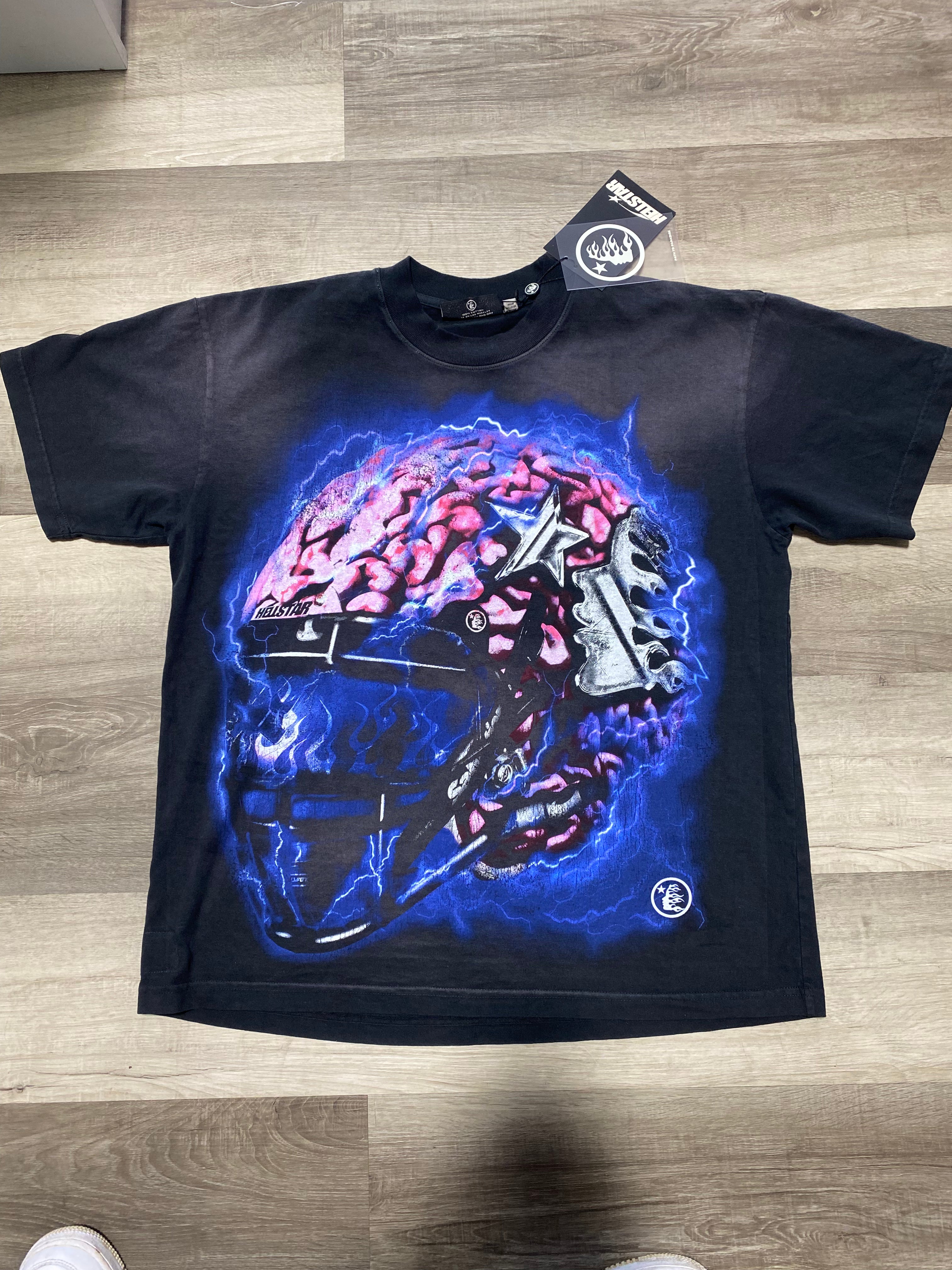 Hellstar “Powered By the Star” Tee (Black/Blue)