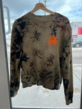 Amiri MA logo longsleeve Olive tie dye