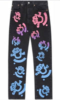 Denim Tears X Bstroy Jeans (Black/Pink/Purple)