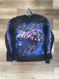 Hellstar “Powered By The Star” Longsleeve (Black/Blue)