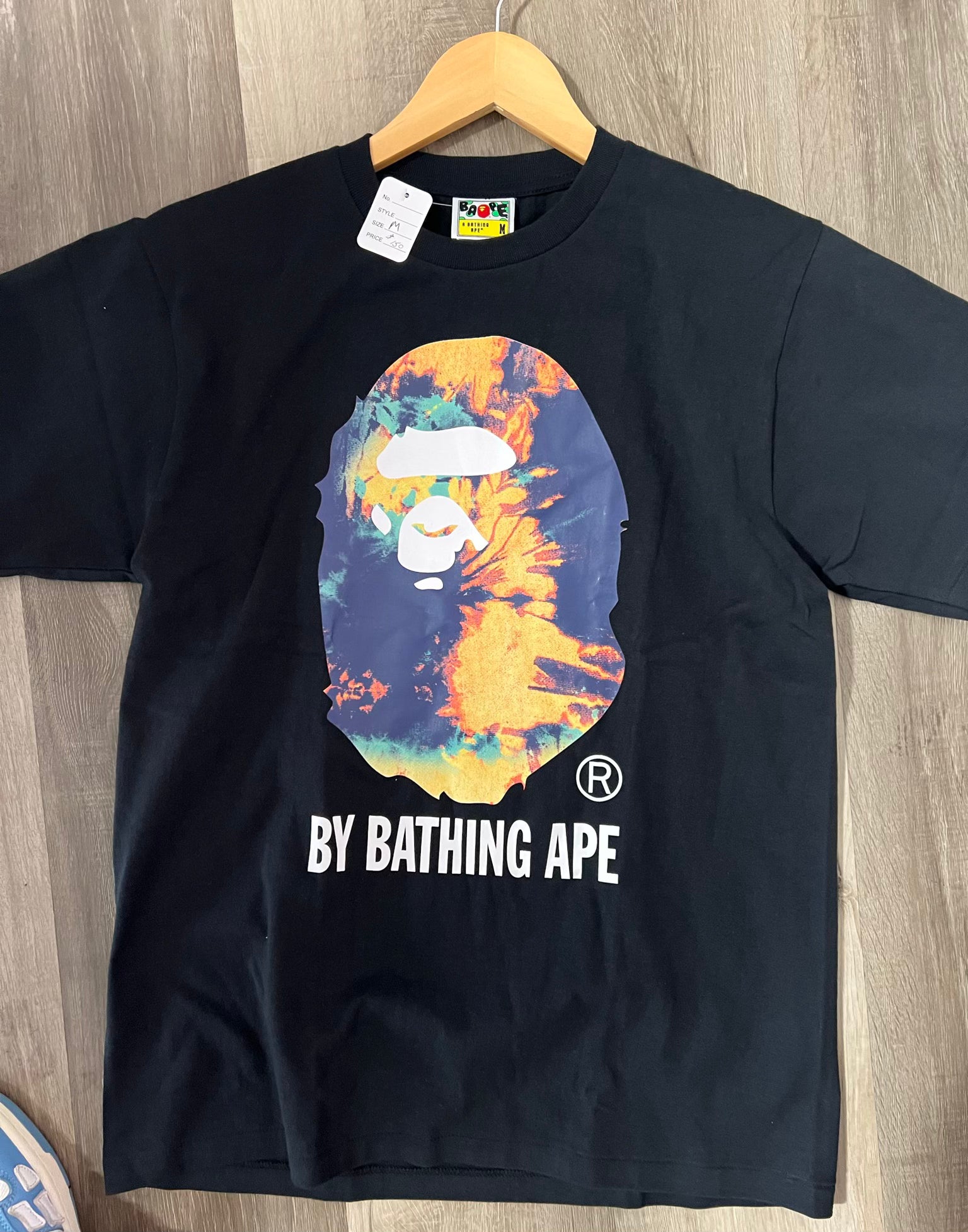 Bape tee Big Ape black gradient