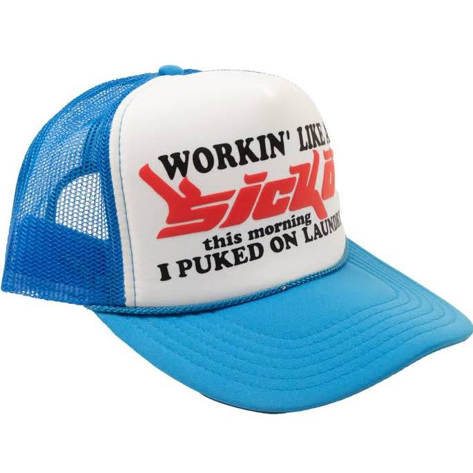 Sicko Trucker Hat (Sky Blue/White)