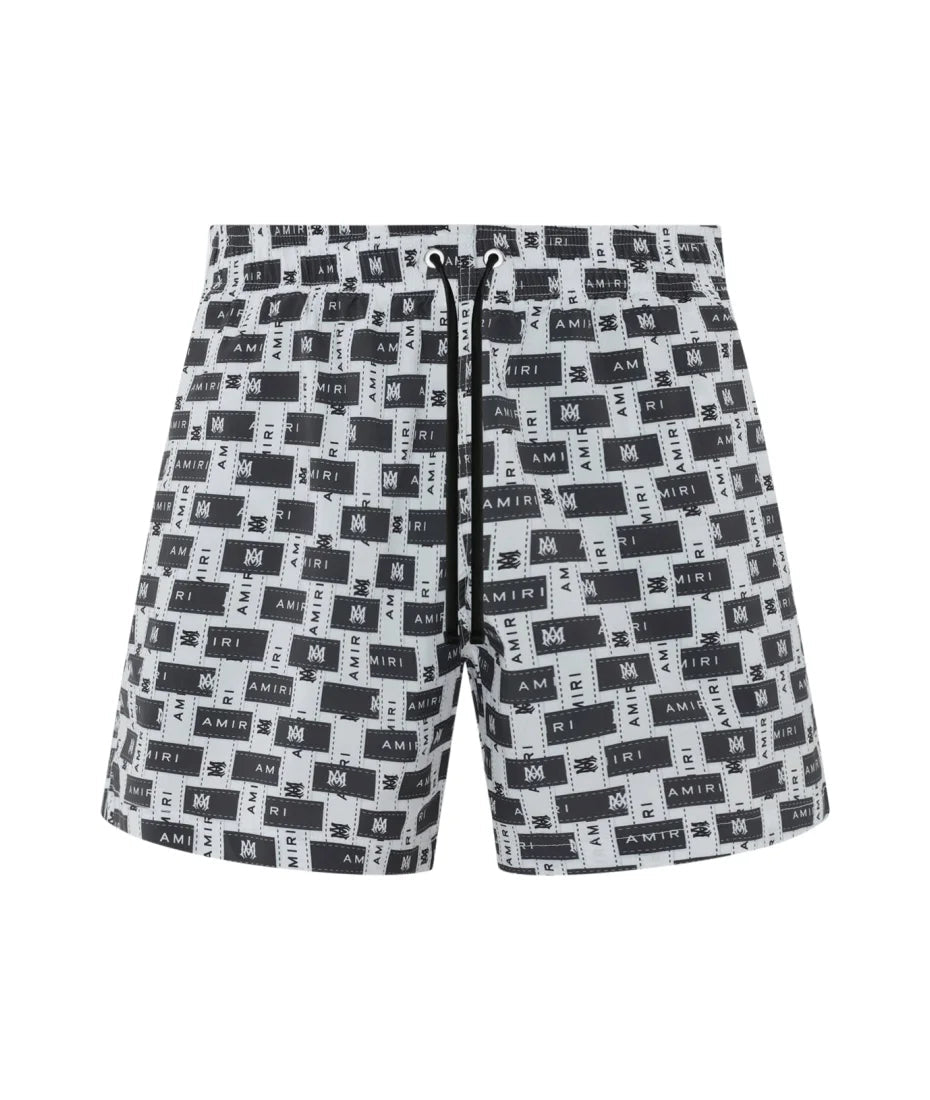 Amiri “Interweave” Swimtrunk (Black/White)