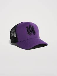 Amiri MA Trucker Hat (Purple/Black)