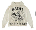 Saint vanity LLIV hoodie cream