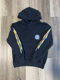Eric Emanuel hoodie lighting black/ light blue