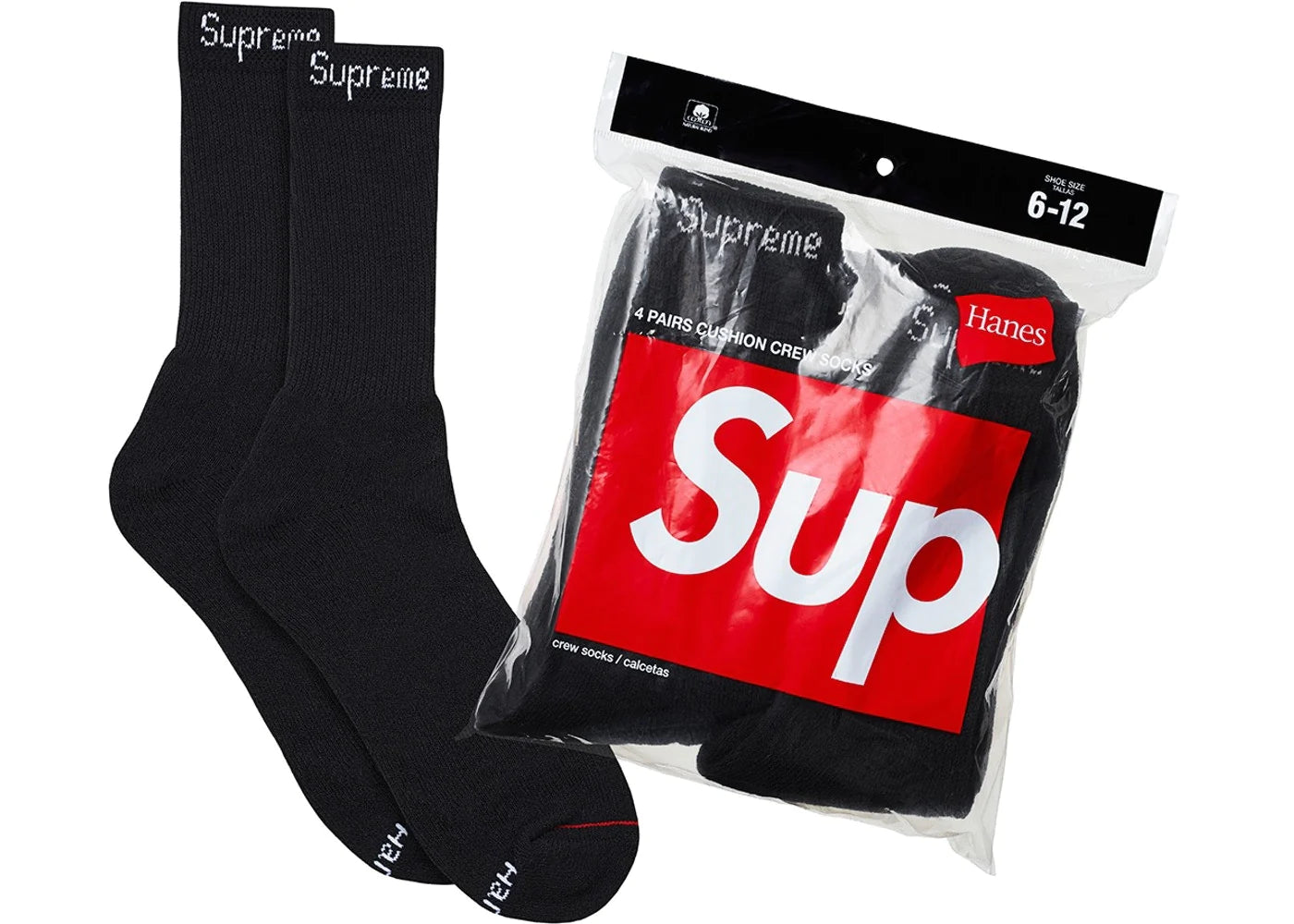 Supreme Socks (Black)