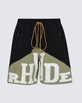 Rhude Yachting Shorts (Olive/Black)