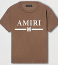 Amiri MA bar tee brown/ white