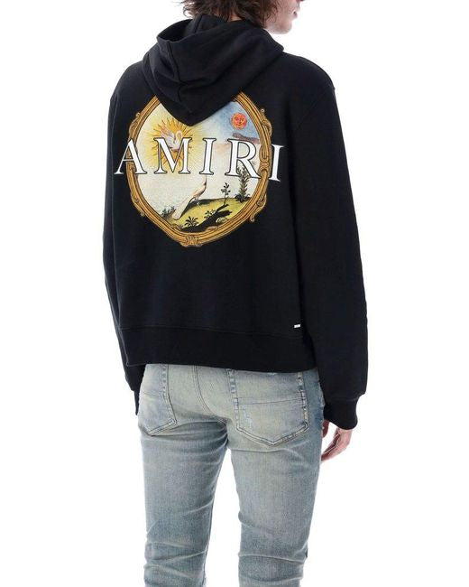 Amiri “Landscape” Hoodie (Black)