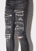 Amiri Thrasher Grey (black Bandana) Jean