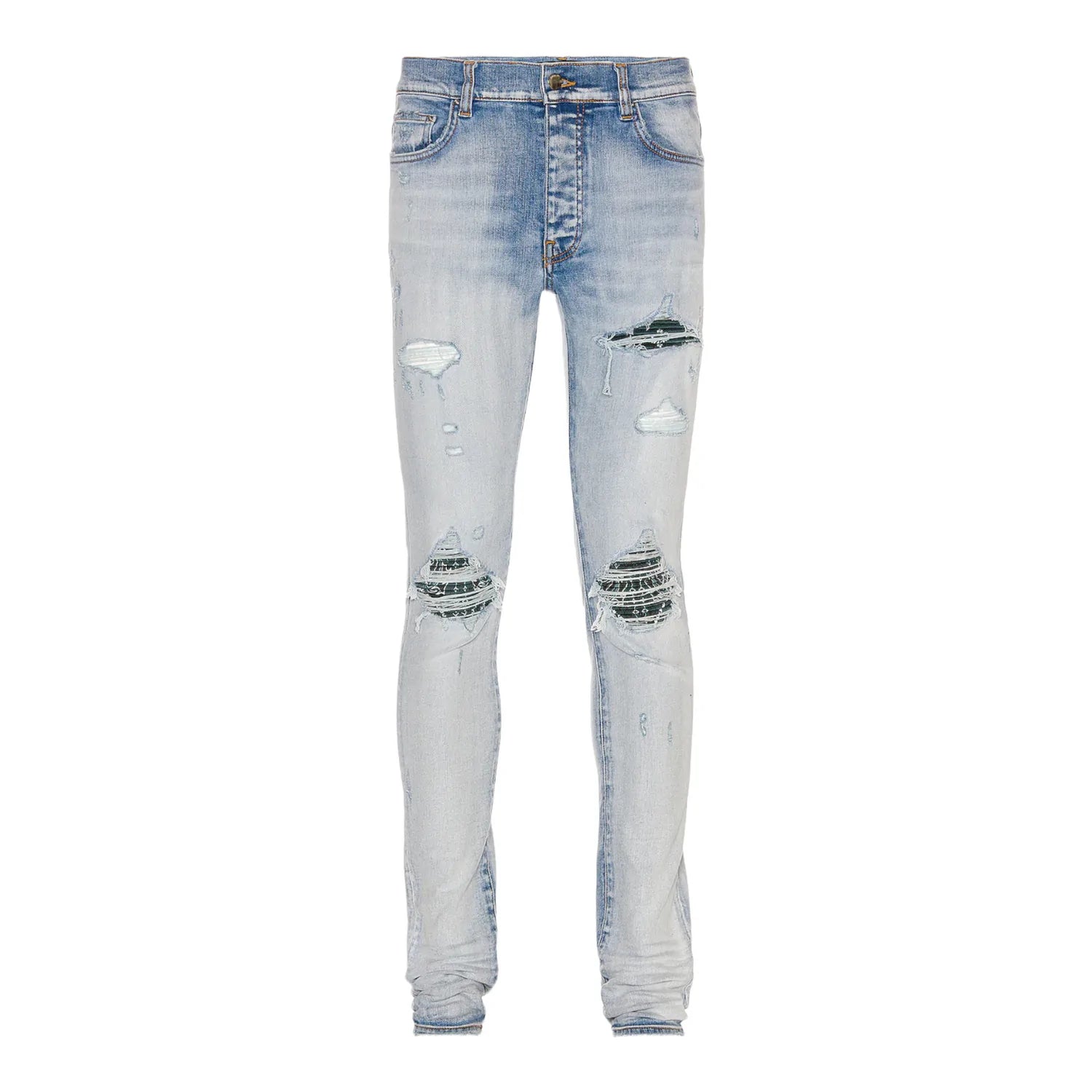 Amiri Mx1 "dark green Bandana" Jean