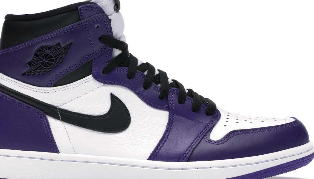 Jordan 1 High Retro Court Purple White