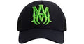 Amiri MA Trucker Hat (Black/Green)