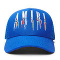Amiri Paint Drip Core Logo Trucker (Blue)