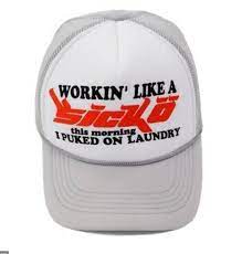 Sicko  Trucker Hat (Grey/White)