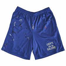 Gallery Dept "Paint Splatter" Shorts (Blue)
