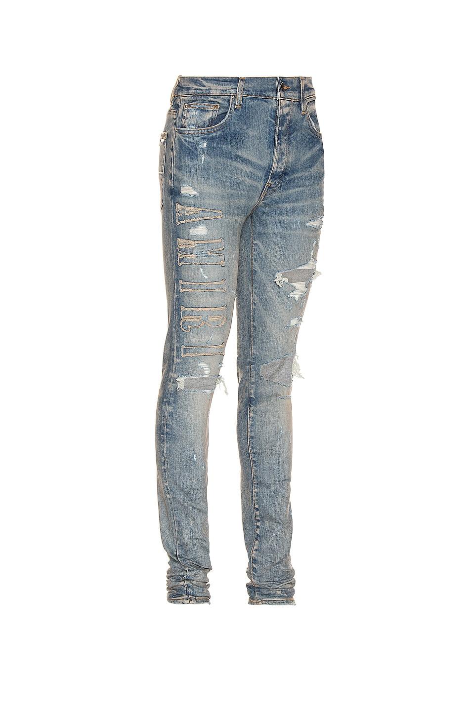 Amiri Applique Logo Jean (Blue)