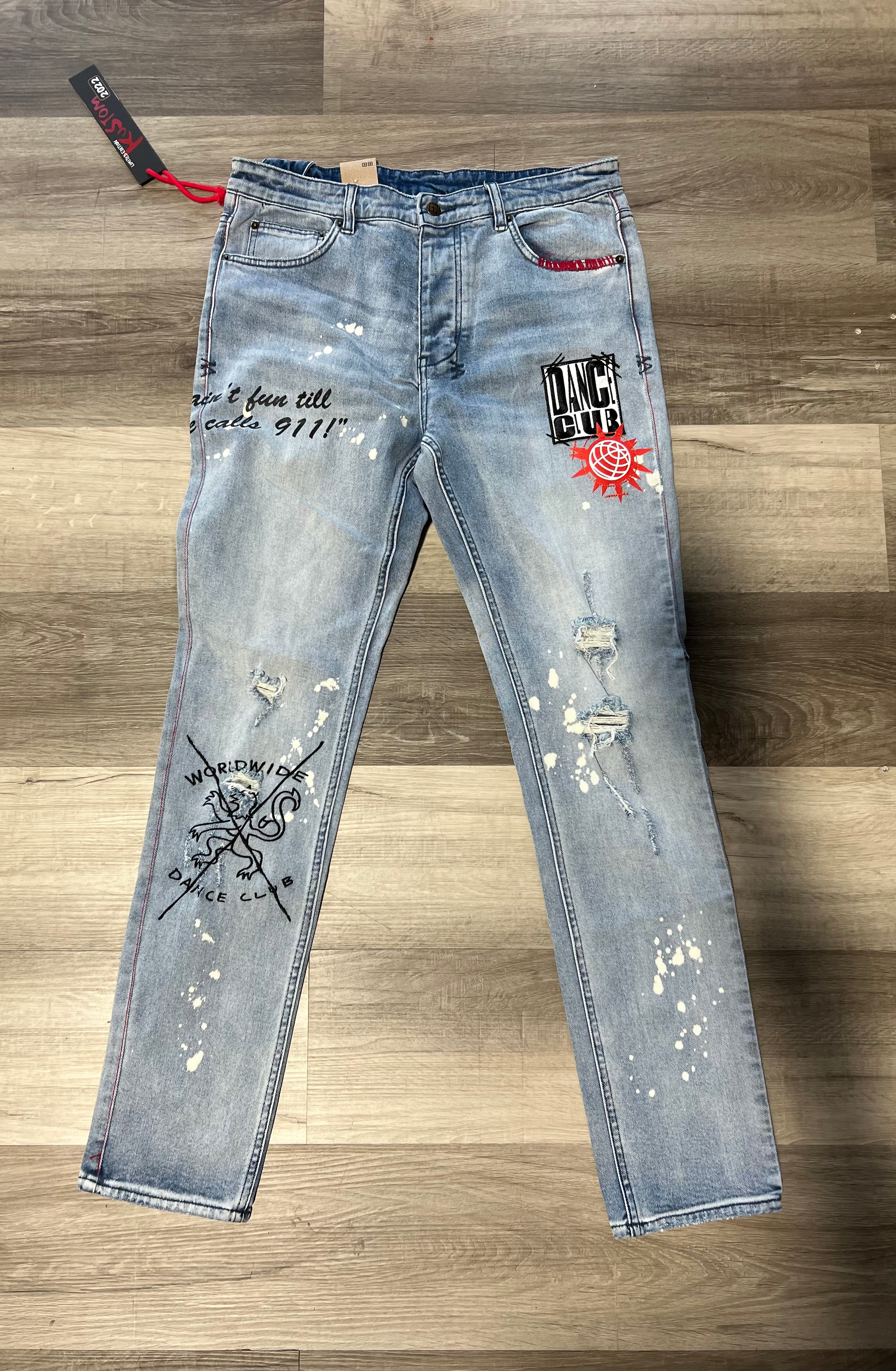 Ksubi jean Dance club light blue