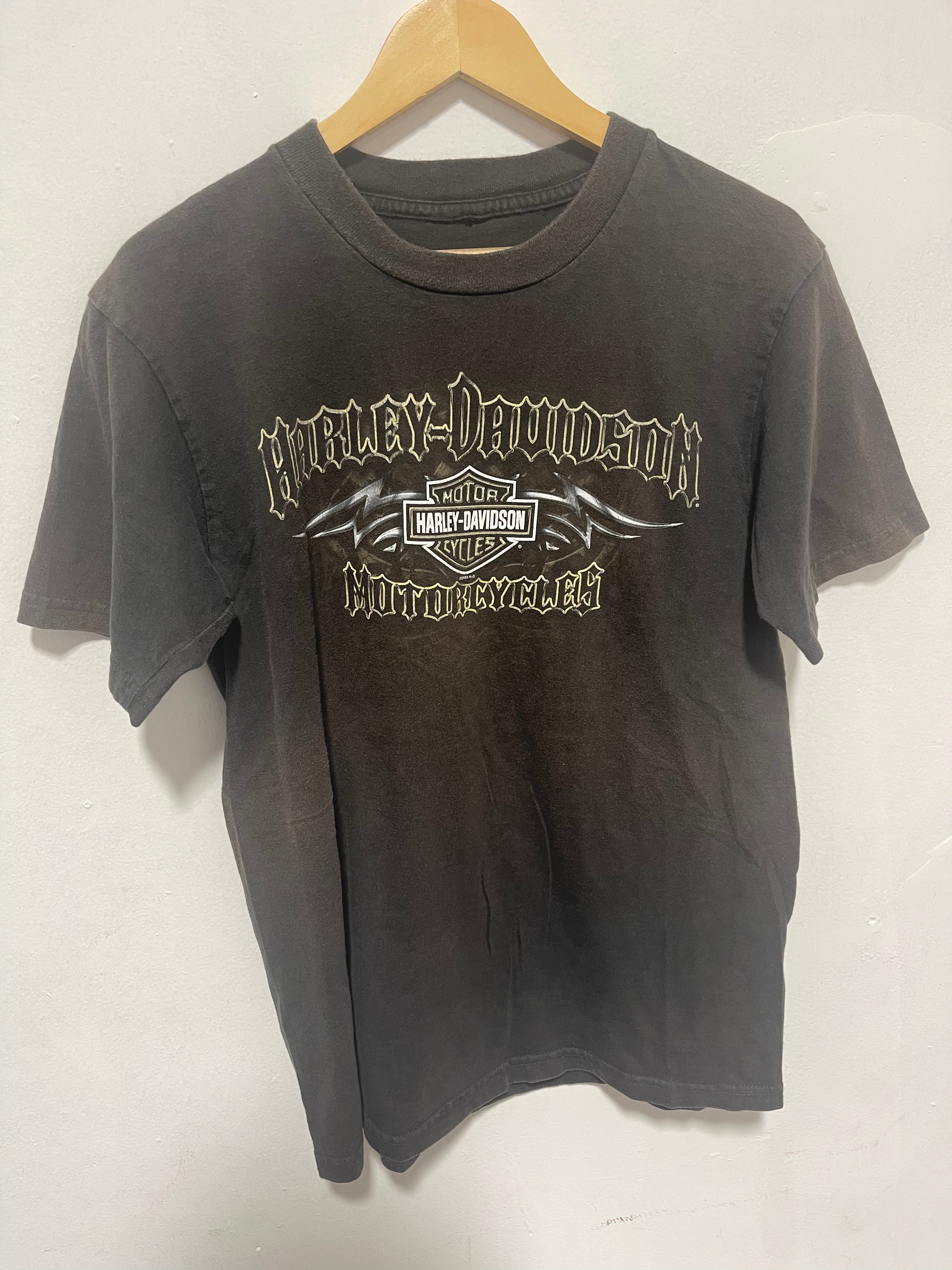 Harley Davidson tee grey/ eagle back design
