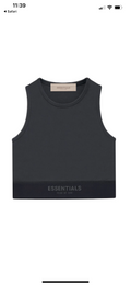 Essentials Women Sports Tank (Black)