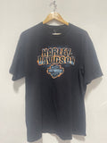 Harley Davidson tee black/ orange/ blue