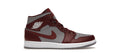 Jordan 1 Mid Cherrywood red