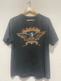 Harley Davidson tee big eagle logo black
