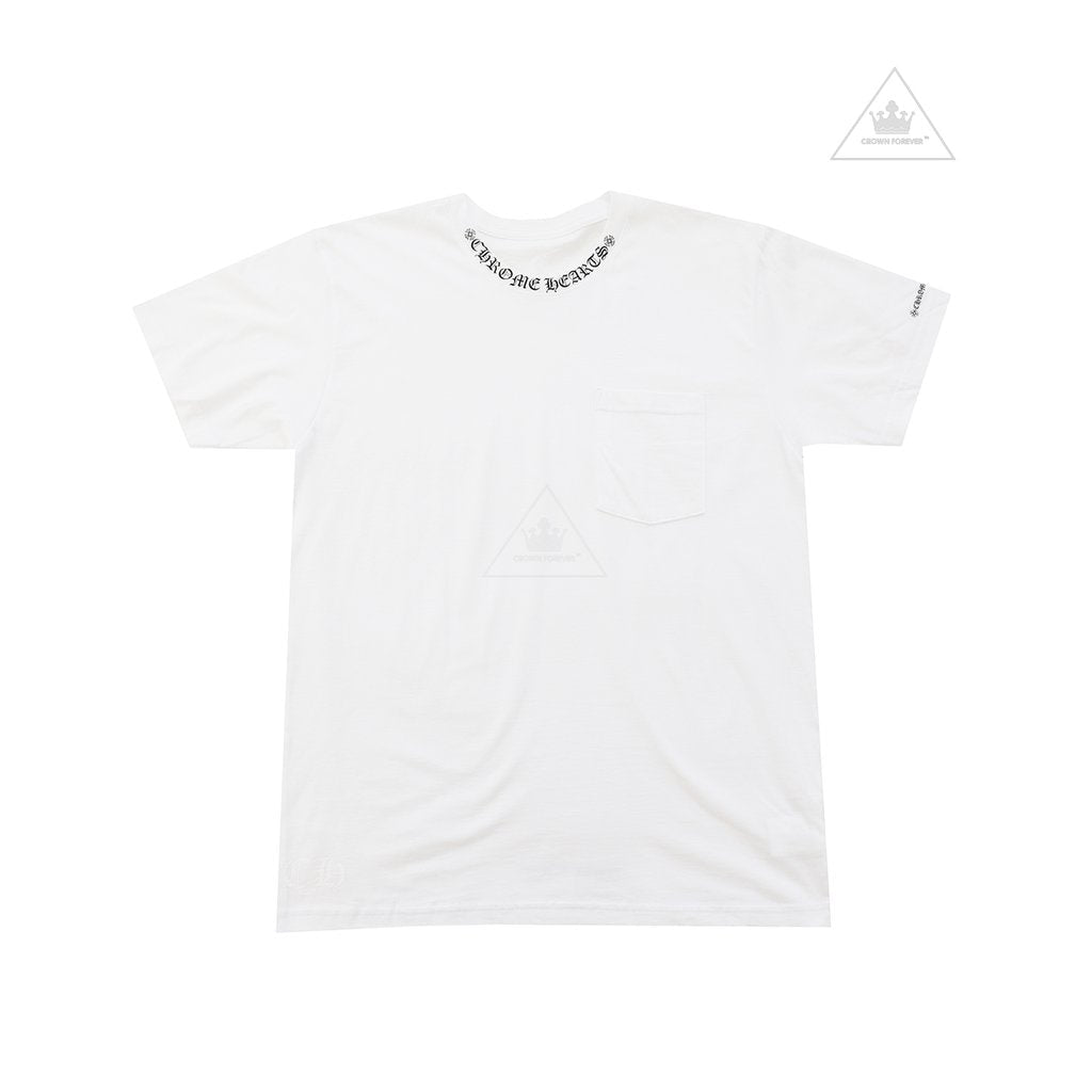 Chrome Hearts Neck Logo Tee (White)