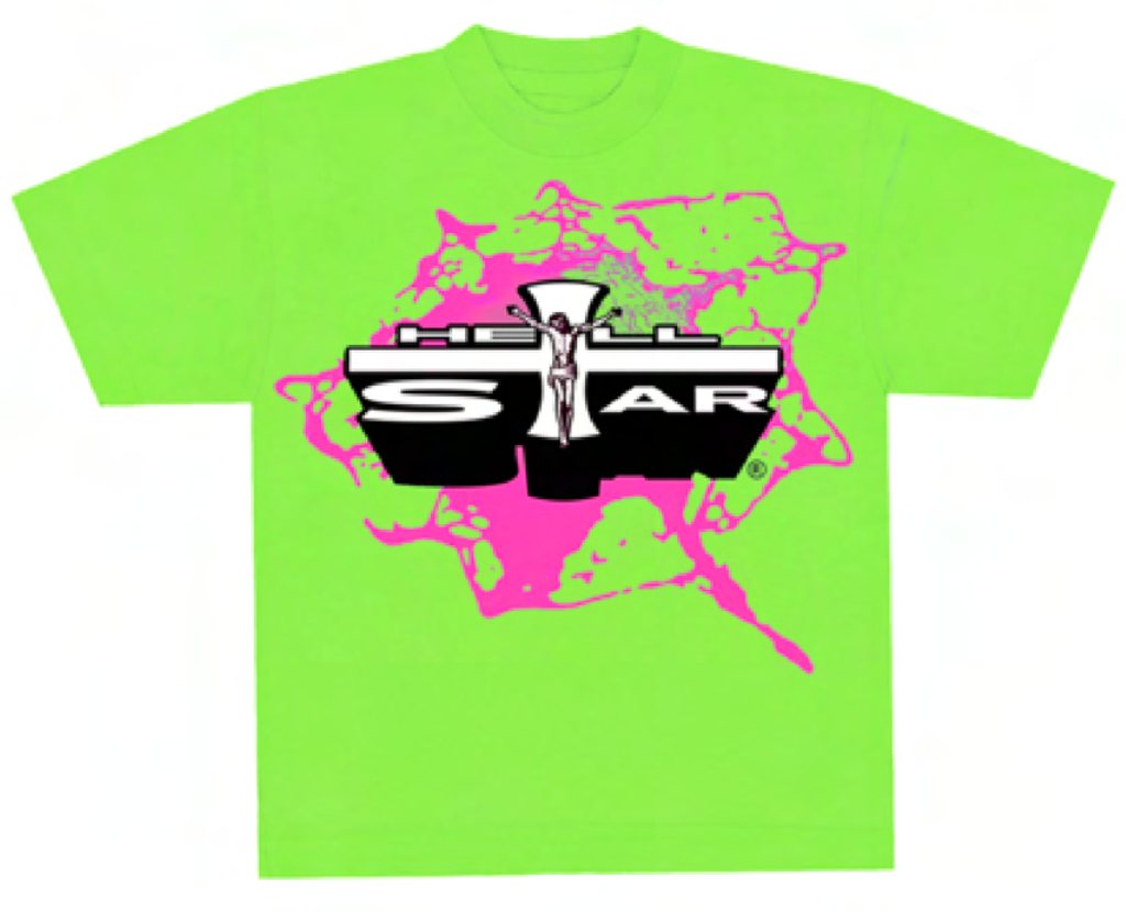 Hellstar “Jesus Emblem” Tee (Green)