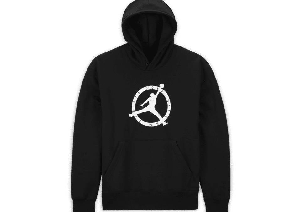 Off-White X Jordan hoodie black/ green