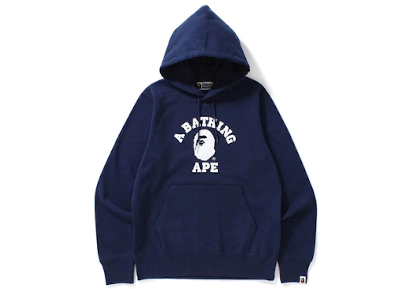 Bape College Logo Hoodie (Navy)