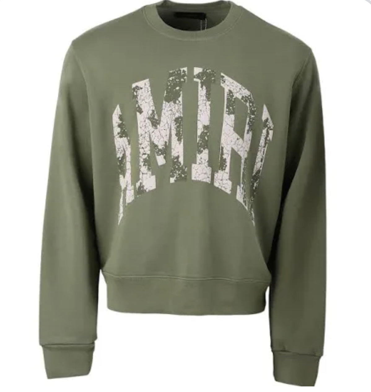 Amiri Crewneck (Olive)