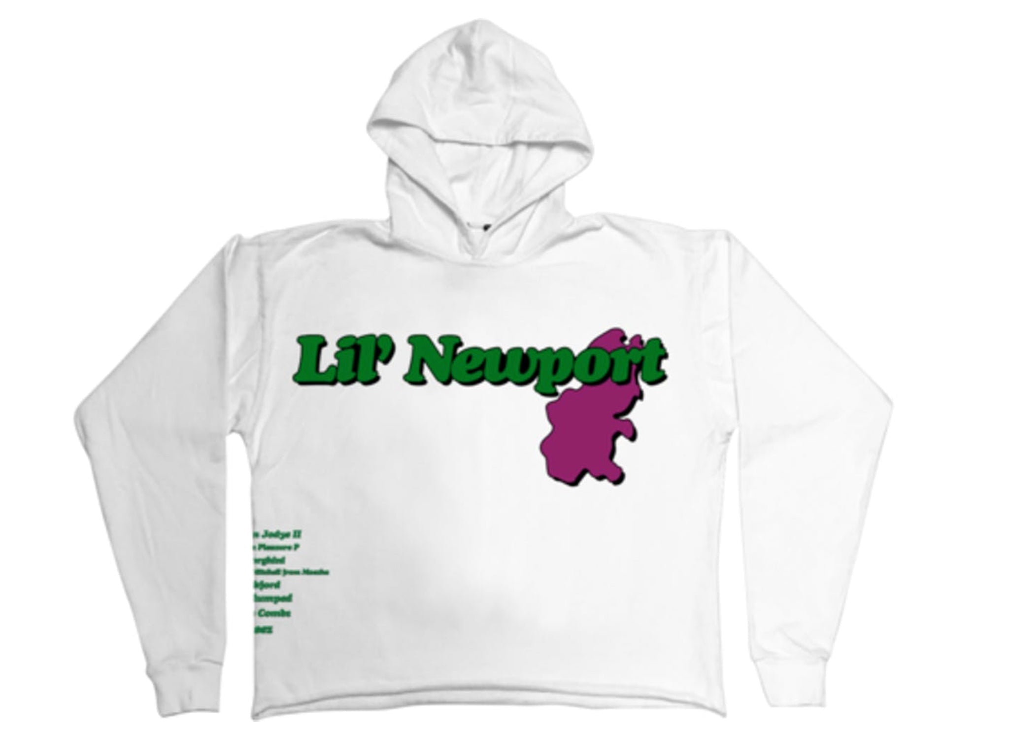 Vlone Yams day Lil Newport hoodie white