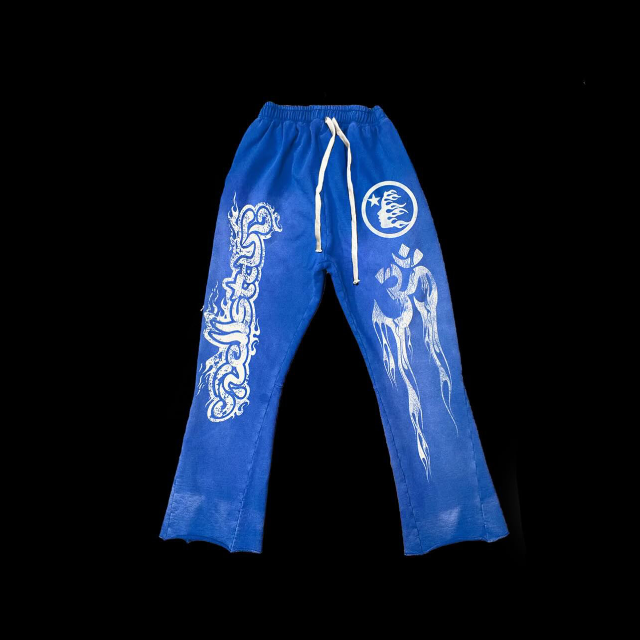 Hellstar Yoga Flare Sweatpants (Blue)
