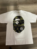 Bape Big Ape Head Tee (Green Camo)