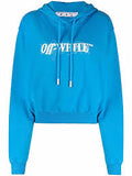 Off-White Womens Hoodie (Light Blue)