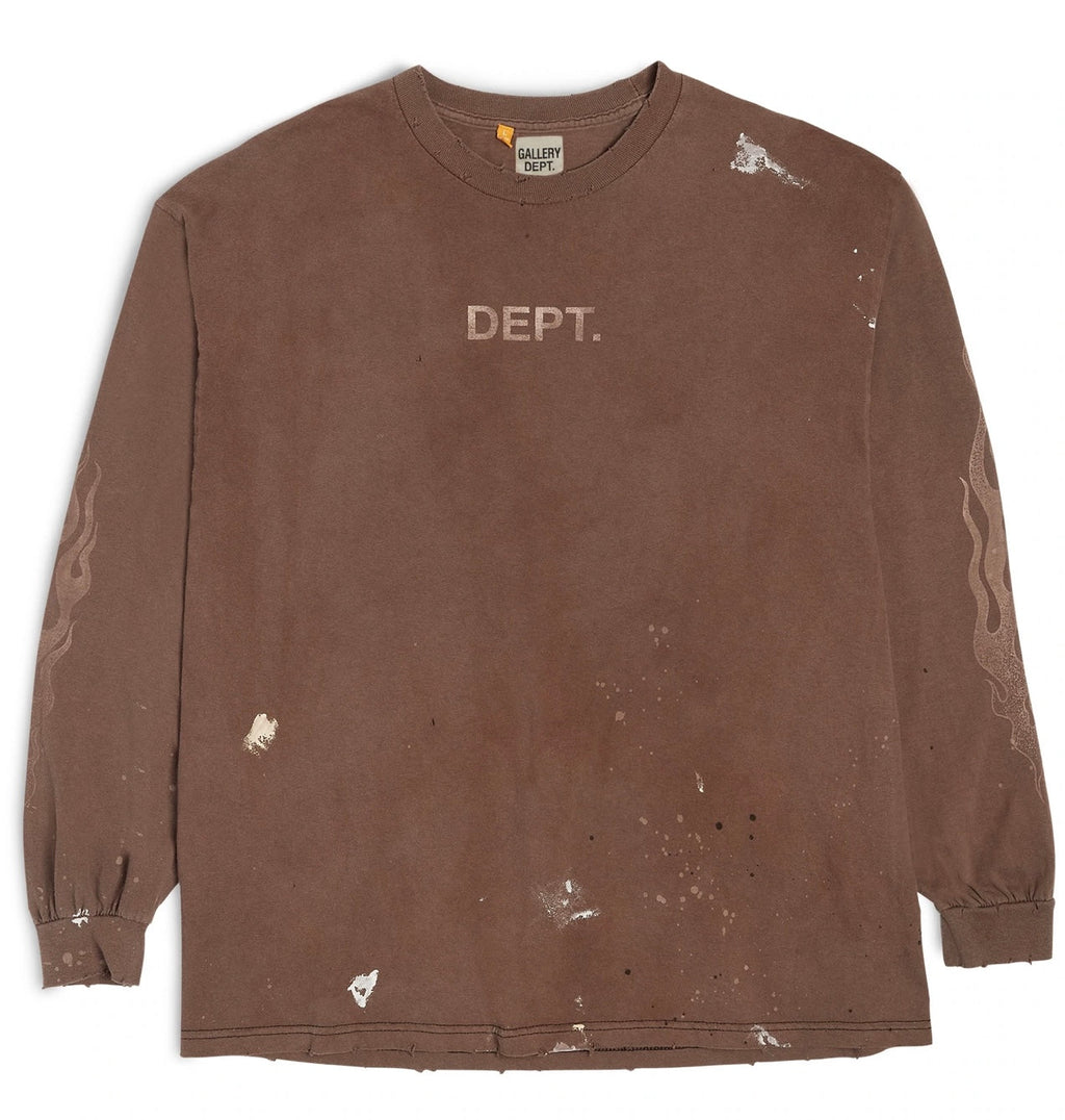 Gallery Dept Flame Longsleeve (Brown)