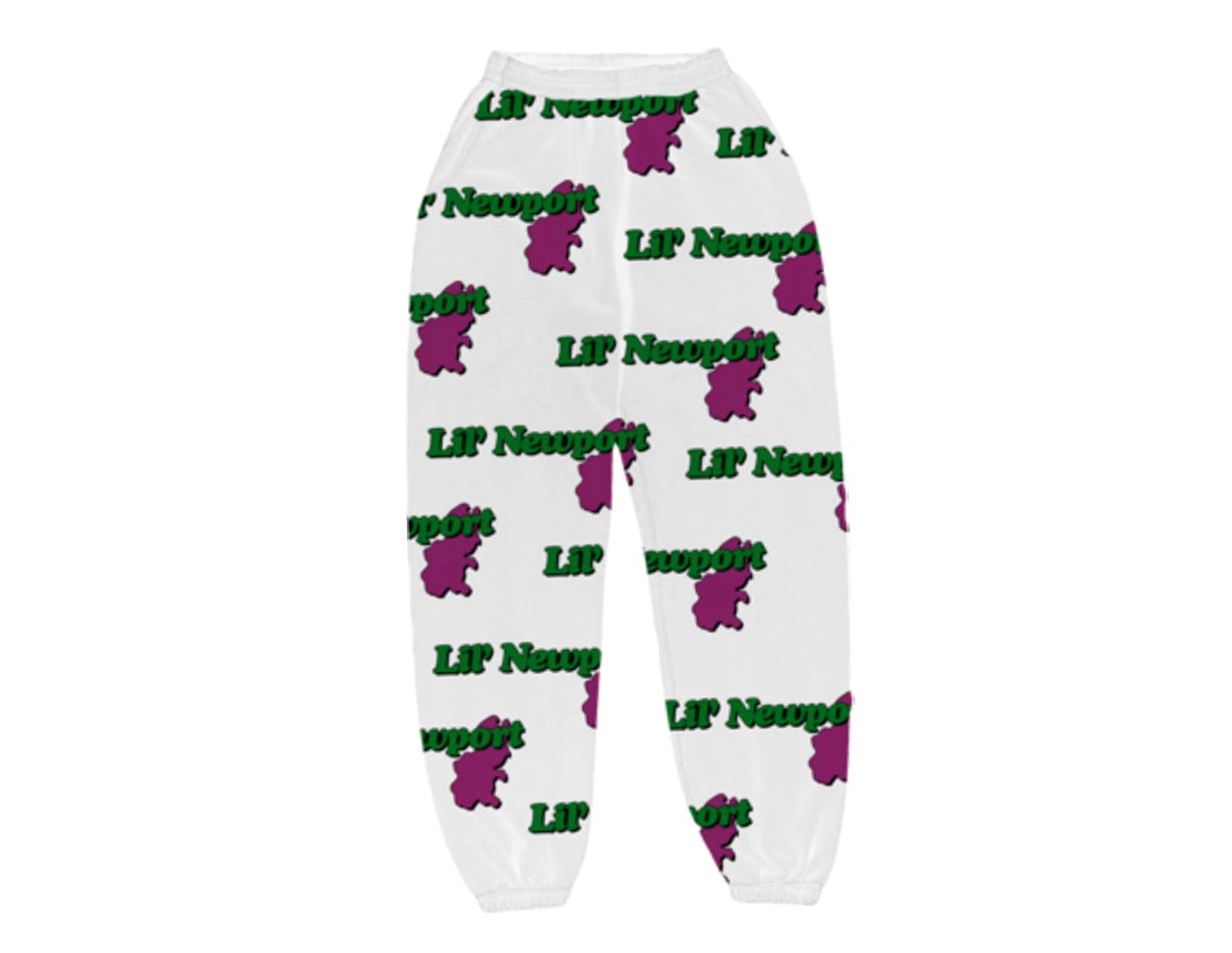 Vlone Yams day Lil Newport sweats white