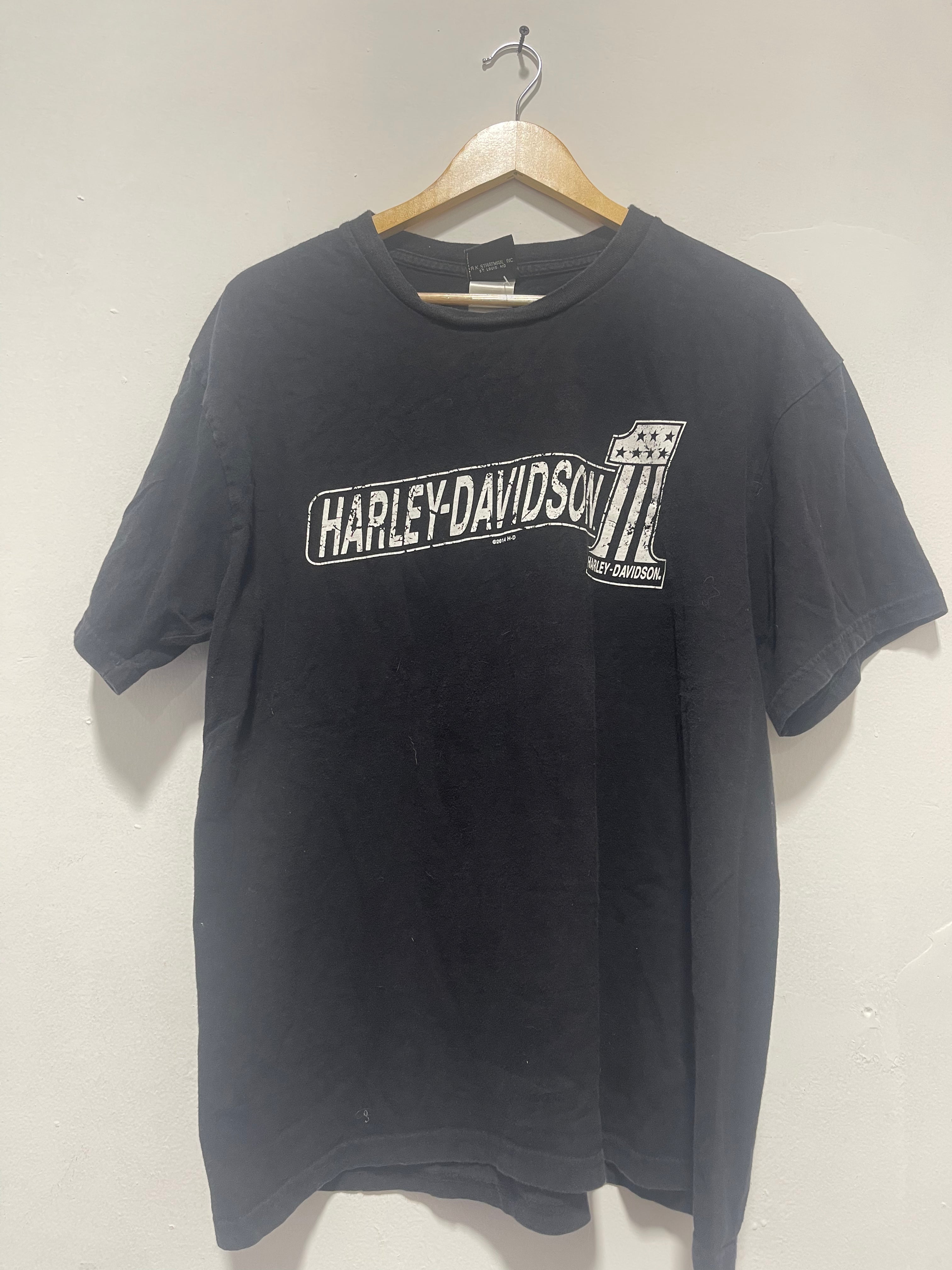 Harley Davidson tee “1” black/ white