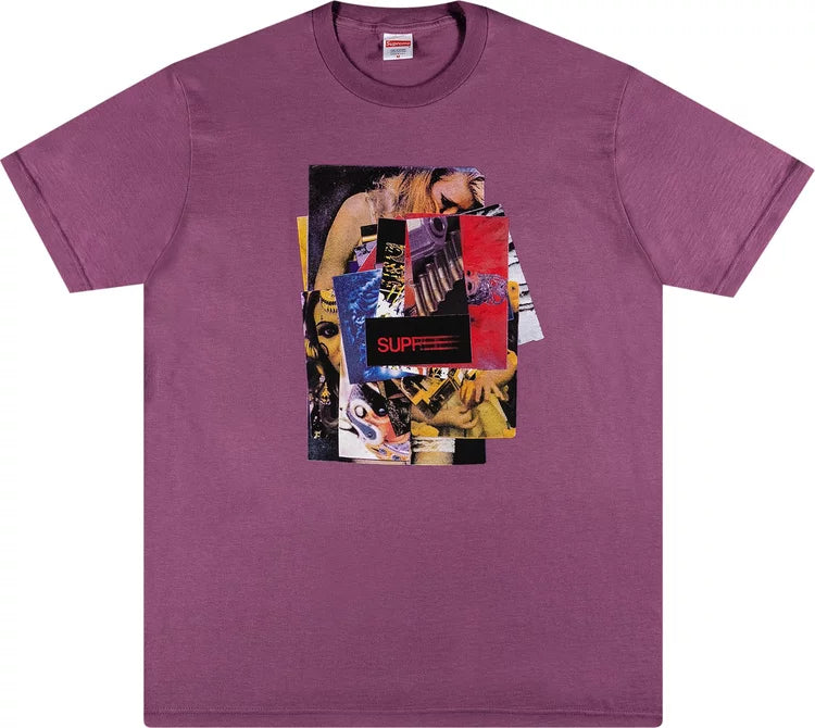 Supreme “Stack” Tee (Purple)