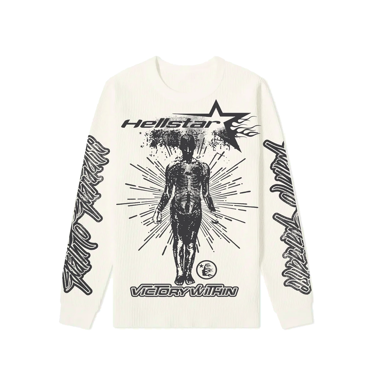 Hellstar “Victory” Thermal Longsleeve (Cream)