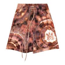 Amiri MA Tie Dye Shorts (Brown)